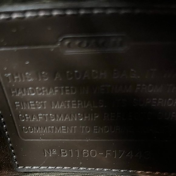 Coach F19202 Signature,  Brown & Tan Monogram Canvas Large Diaper Bag / Tote - Picture 13 of 13